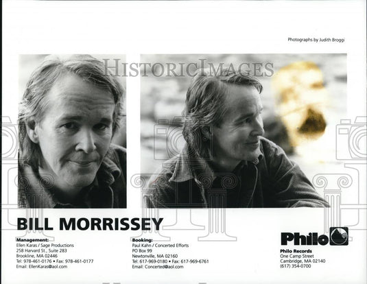 1999 Press Photo Bill Morrissey - Historic Images