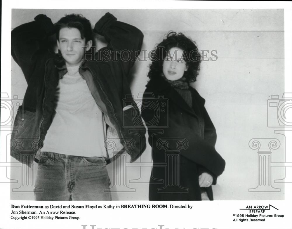 1995 Press Photo Dan Futterman & Susan Floyd in Breathing Room - Historic Images