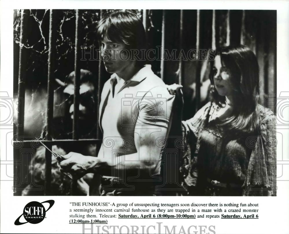 1996 Press Photo Scene from The Funhouse horror movie film - Historic Images