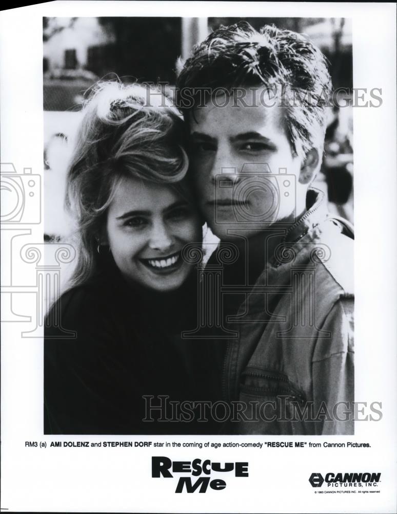 1994 Press Photo Ami Dolenz and Stephen Dorf in "Rescue Me" - Historic Images