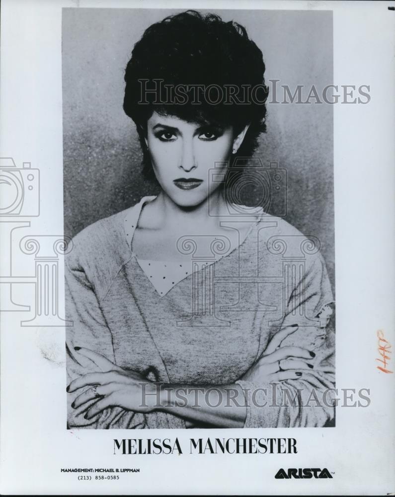 1985 Press Photo Melissa Machester Singer - Historic Images