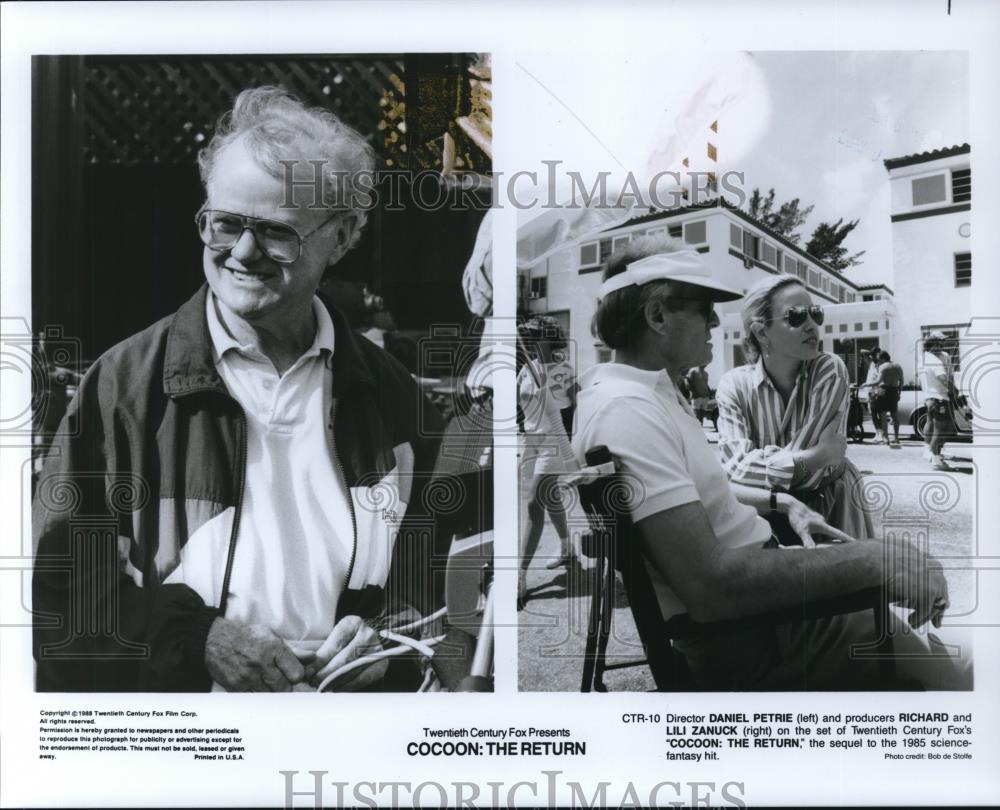1989 Press Photo Director Daniel Petrie of Cocoon: The Return - cvp49553 - Historic Images