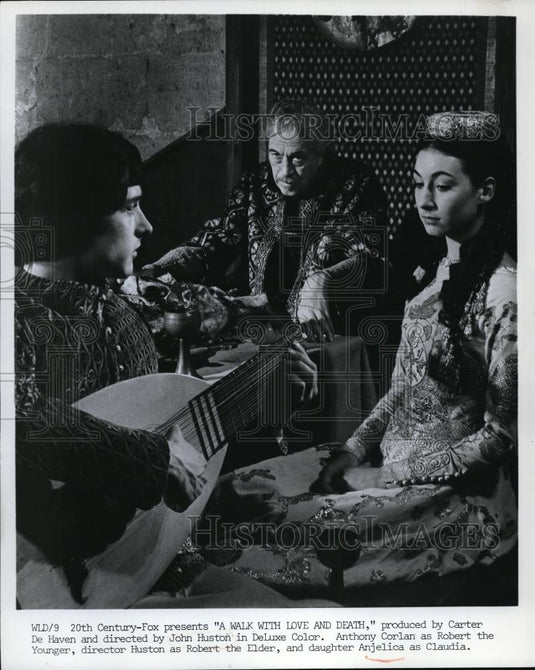 1970 Press Photo 20th Century Fox presents A Walk With Love And Death with - Historic Images