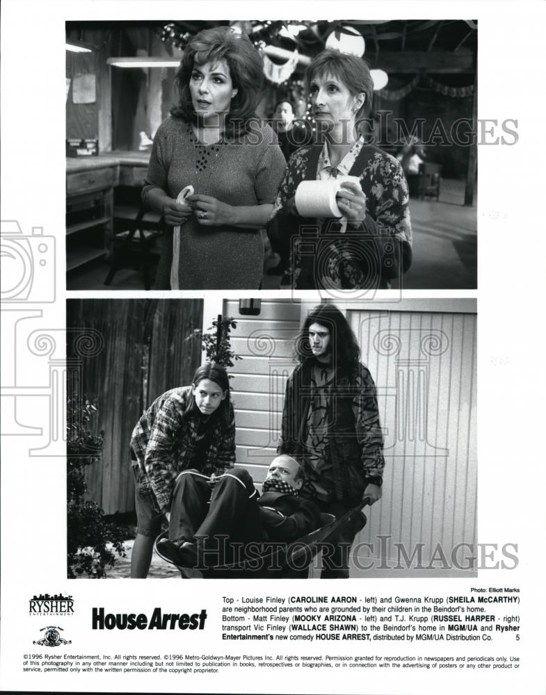 1996 Press Photo Caroline Aaron Sheila McCarthy Mooky Arizona and Russell Harper - Historic Images