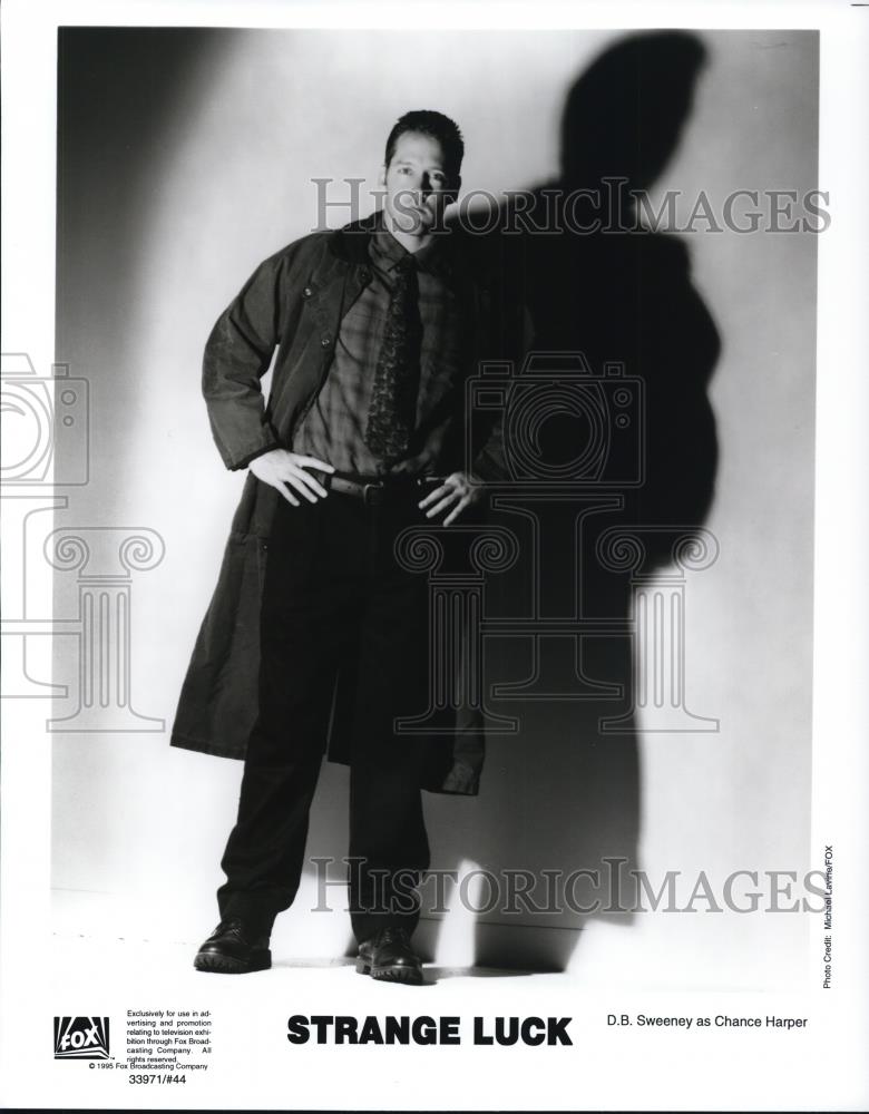 1995 Press Photo DB Sweeney in Strange Luck - Historic Images