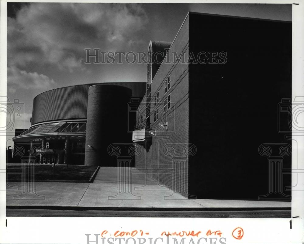 1991 Press Photo The new The Cleveland State Convocation Center - Historic Images