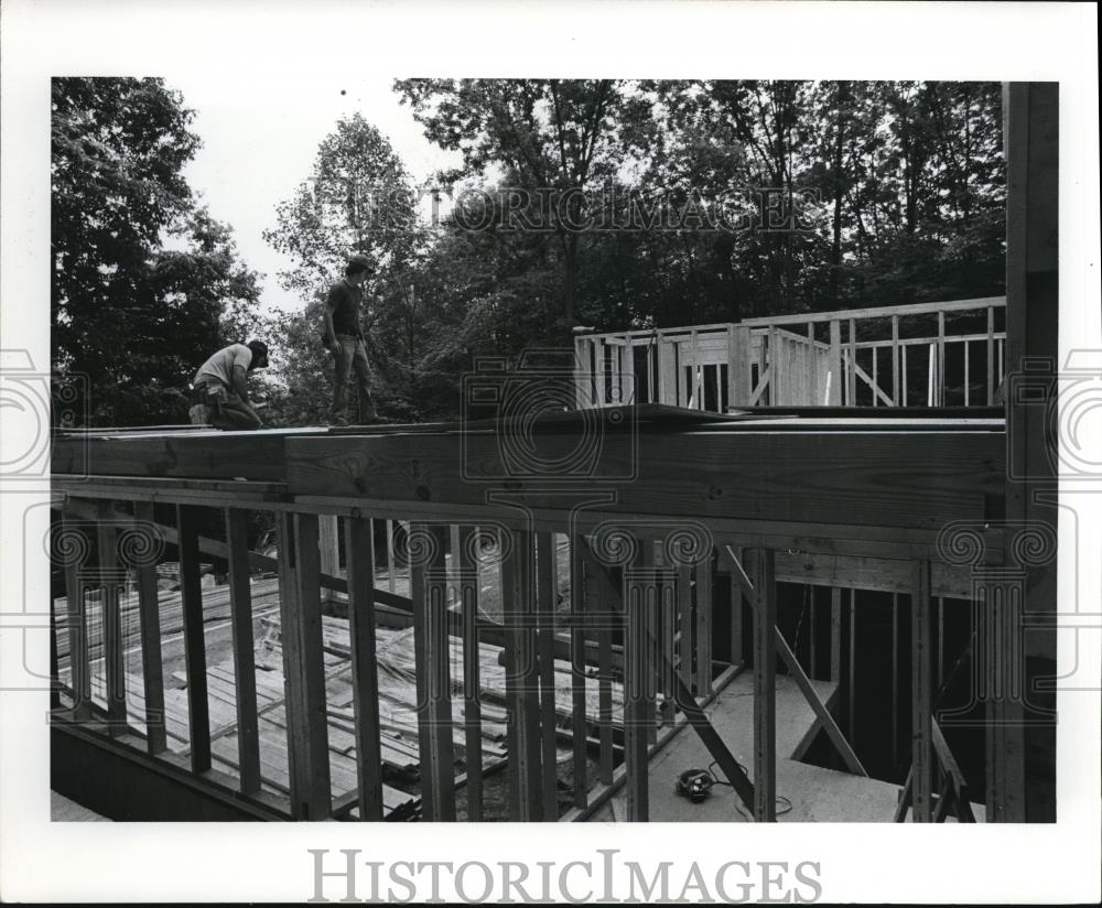 1977 Press Photo Rod Williams, house - Historic Images