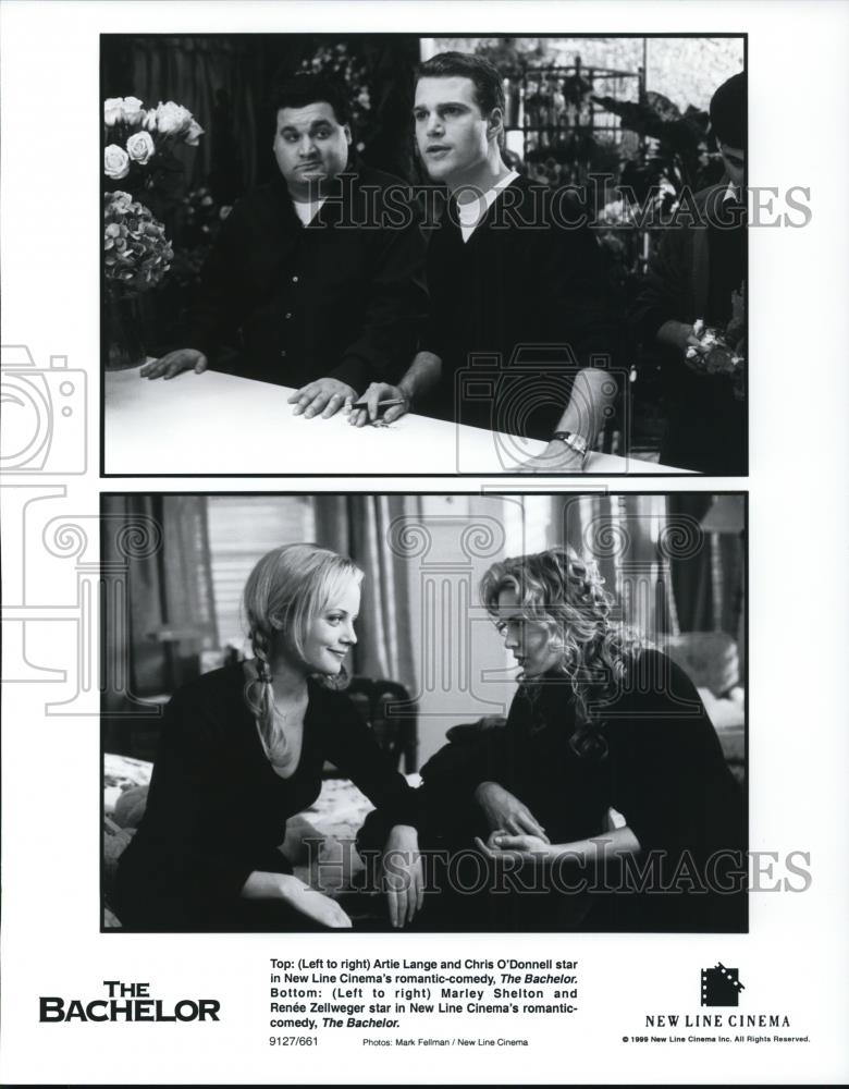 1999 Press Photo Renee Zellweger & Marley Shelton in The Bachelor - Historic Images