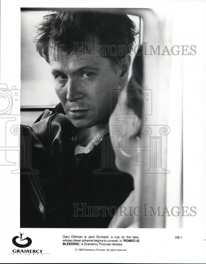1993 Press Photo Gary Oldman in Romeo is Bleeding - Historic Images