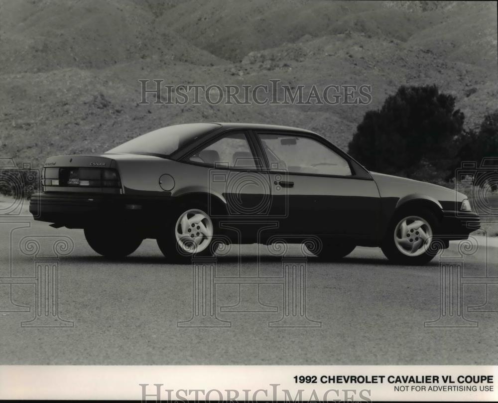 1992 Press Photo The Chevrolet Cavalier VL Coupe - Historic Images