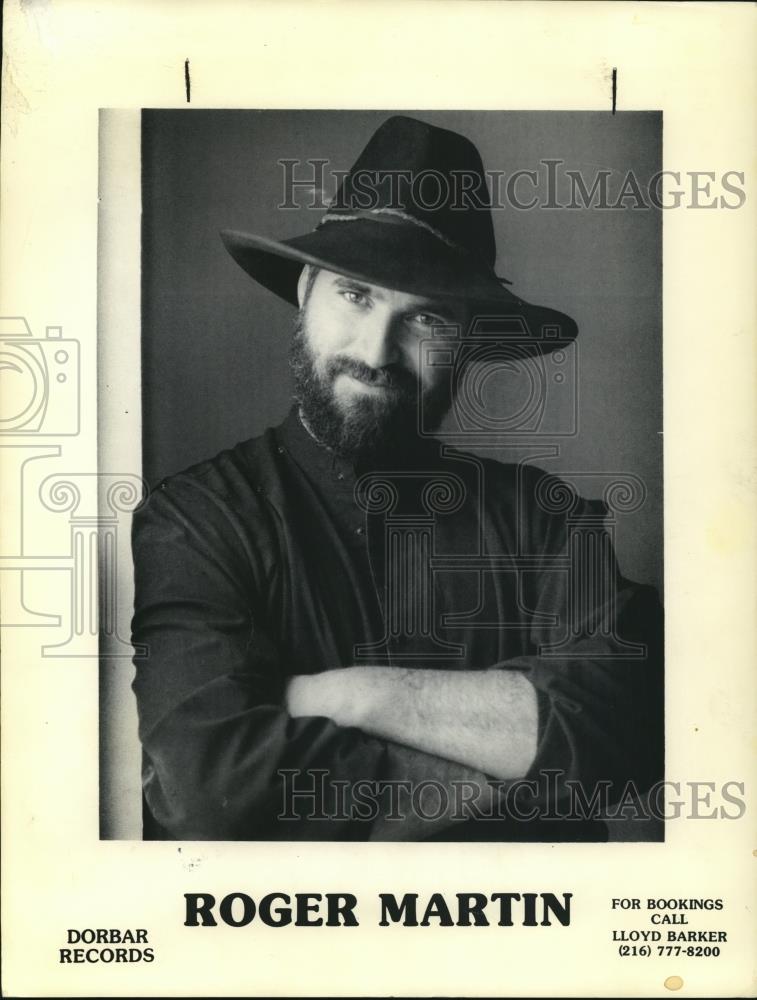 1986 Press Photo Roger Martin Country Music Singer and Musician - Historic Images