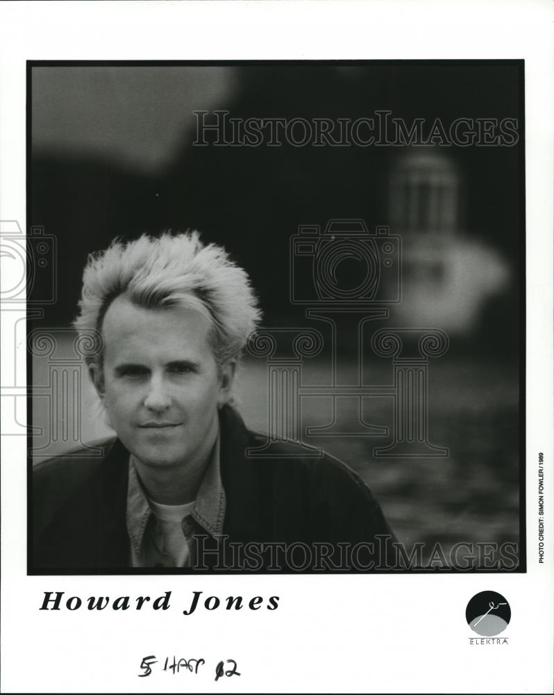 1989 Press Photo Howard Jones Musician - Historic Images