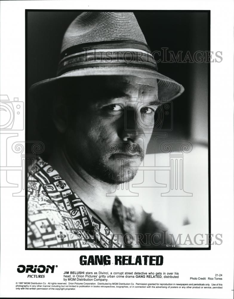 1997 Press Photo Jim Belushi stars as Divinci in Gang Related - cvp42631 - Historic Images