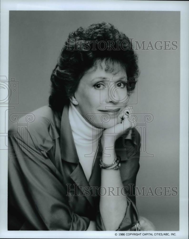 1986 Press Photo Carol Burnett on 20/20 - cvp54916 - Historic Images