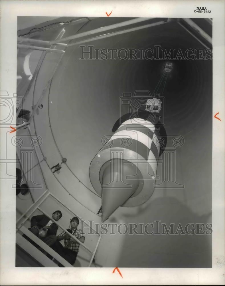 Press Photo Lewis' 500-foot deep Zero Gravity Research Facility - Historic Images