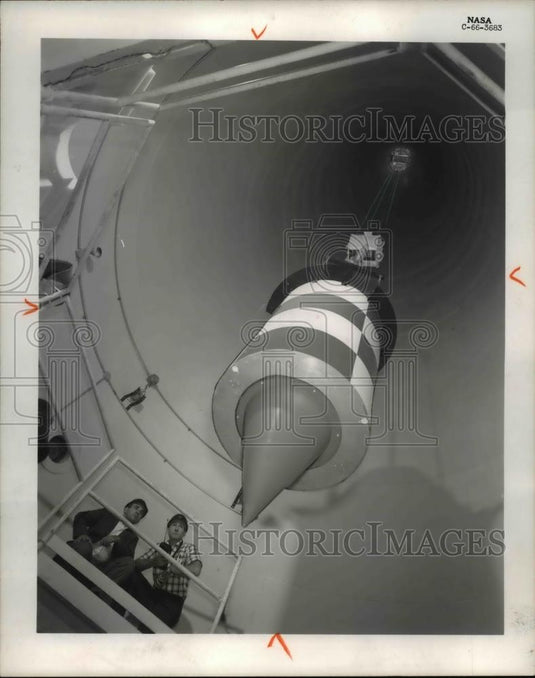 Press Photo Lewis' 500-foot deep Zero Gravity Research Facility - Historic Images