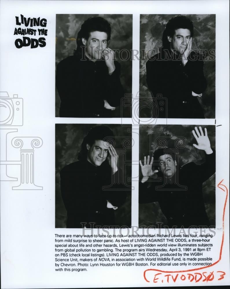 1981 Press Photo Richard Lewis in Living Against the Odds - cvp53314 - Historic Images