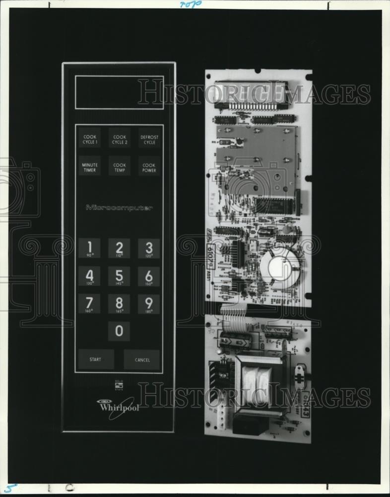 1986 Press Photo Computers in microwave ovens - Historic Images