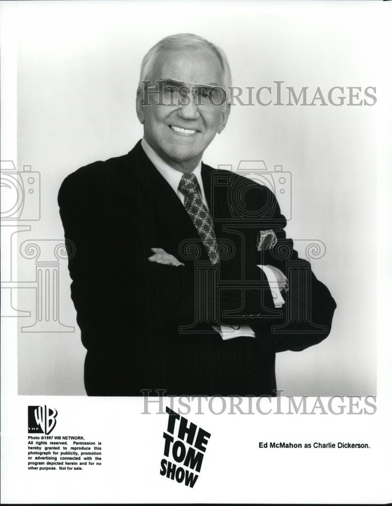 1997 Press Photo Ed McMahon stars as Charlie Dickerson in The Tom Show - Historic Images