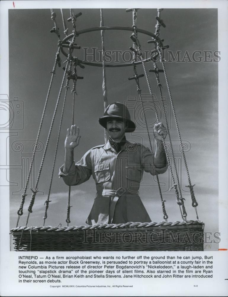 1976 Press Photo Burt Reynolds as Buck Greenway in Nickelodeon movie film - Historic Images