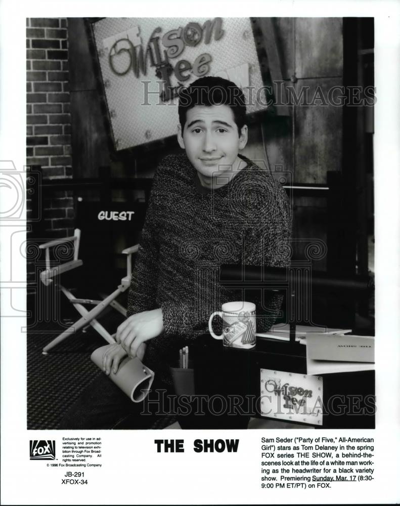 1990 Press Photo Sam Sader in The Show - cvp69865 - Historic Images