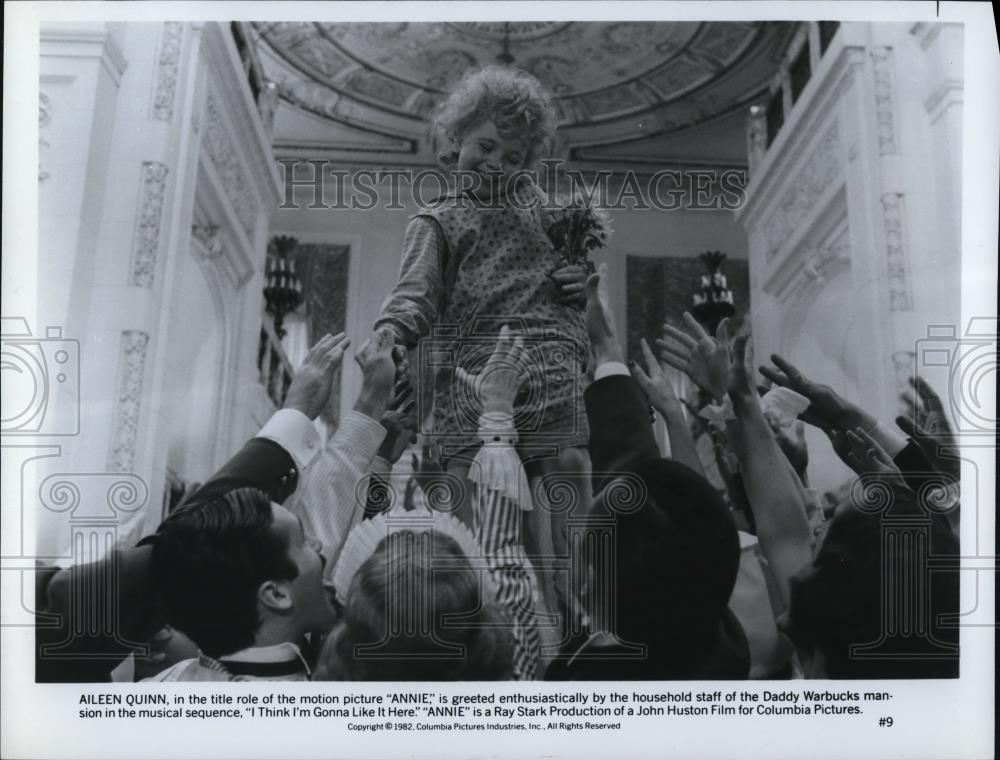 1982 Press Photo Aileen Quinn in Annie - cvp53640 - Historic Images