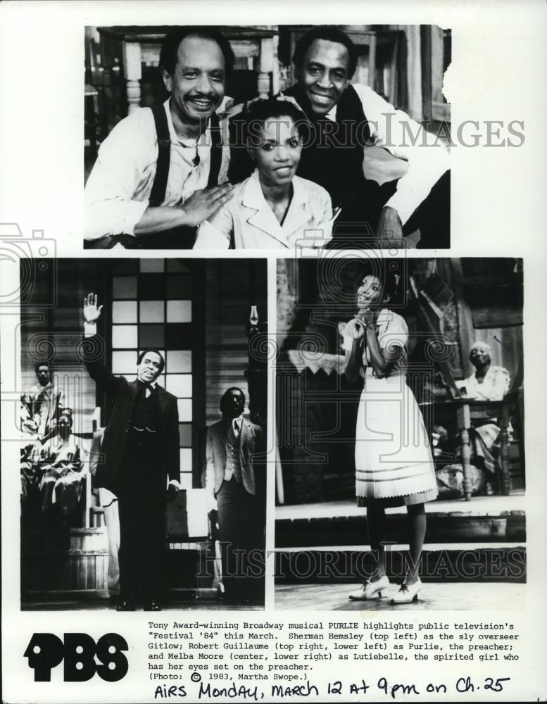 1984 Press Photo Sherman Hemsley in Festival &#39;84 - Historic Images