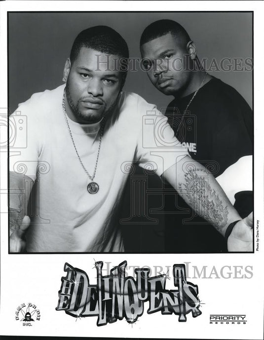 1997 Press Photo G-Stack and V-White of The Delinquents - cvp68542 - Historic Images