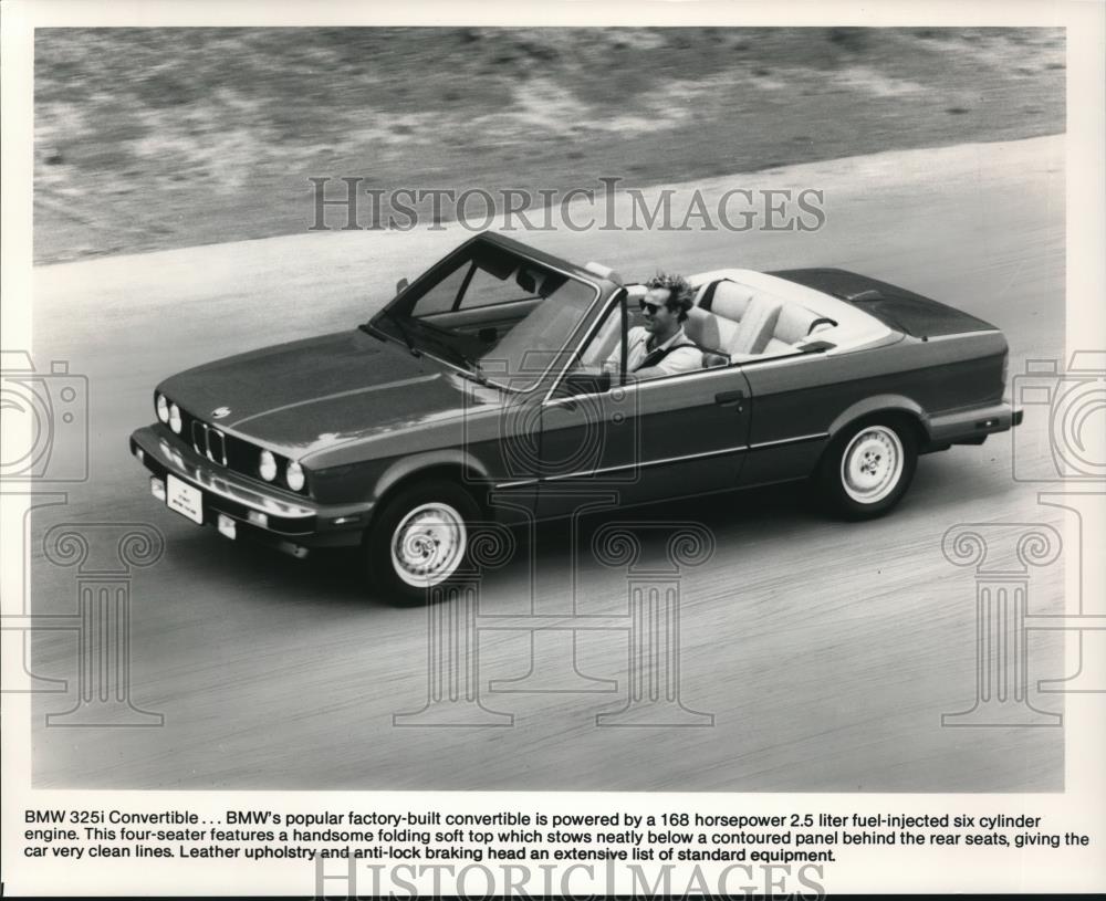 1989 Press Photo The BMW 325i Convertible - Historic Images