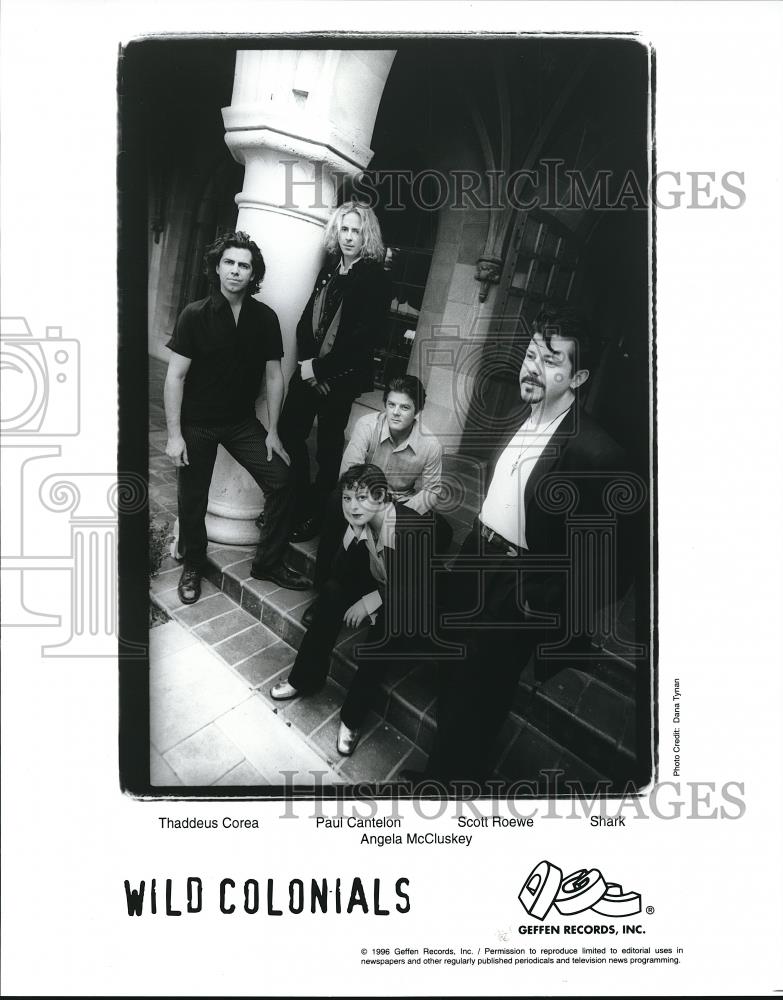1997 Press Photo Scott Roewe Thaddeus Corea Paul Cantelon Shark Angela McCluskey - Historic Images