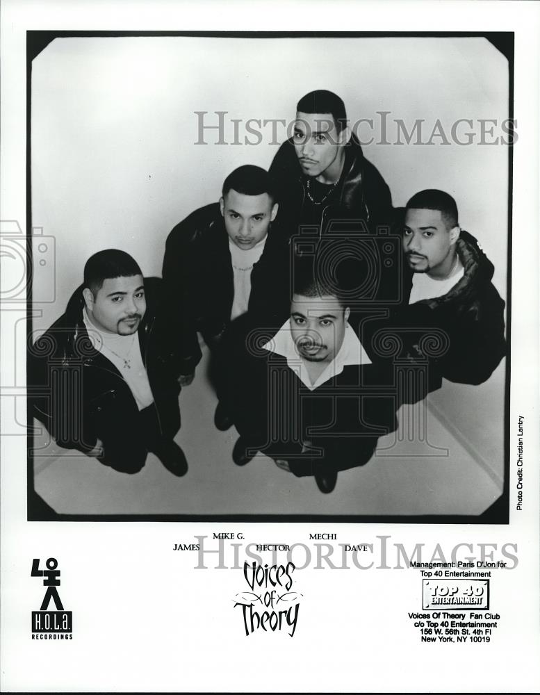 1997 Press Photo James Mike G. Hector Mechi and Dave of Voices of Theory - Historic Images