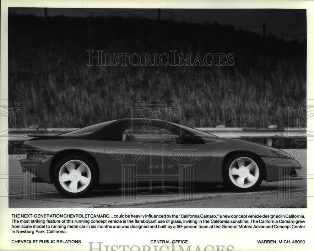 Press Photo Chevrolet Camaro - Historic Images