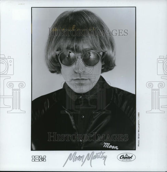 1980 Press Photo Moon Martin American Pop Singer Songwriter and Guitarist - Historic Images