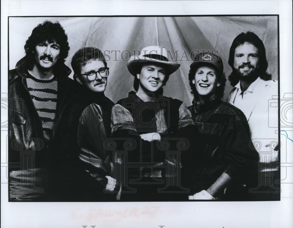 1987 Press Photo The musical group Sawyer Brown - cvp53598 - Historic Images
