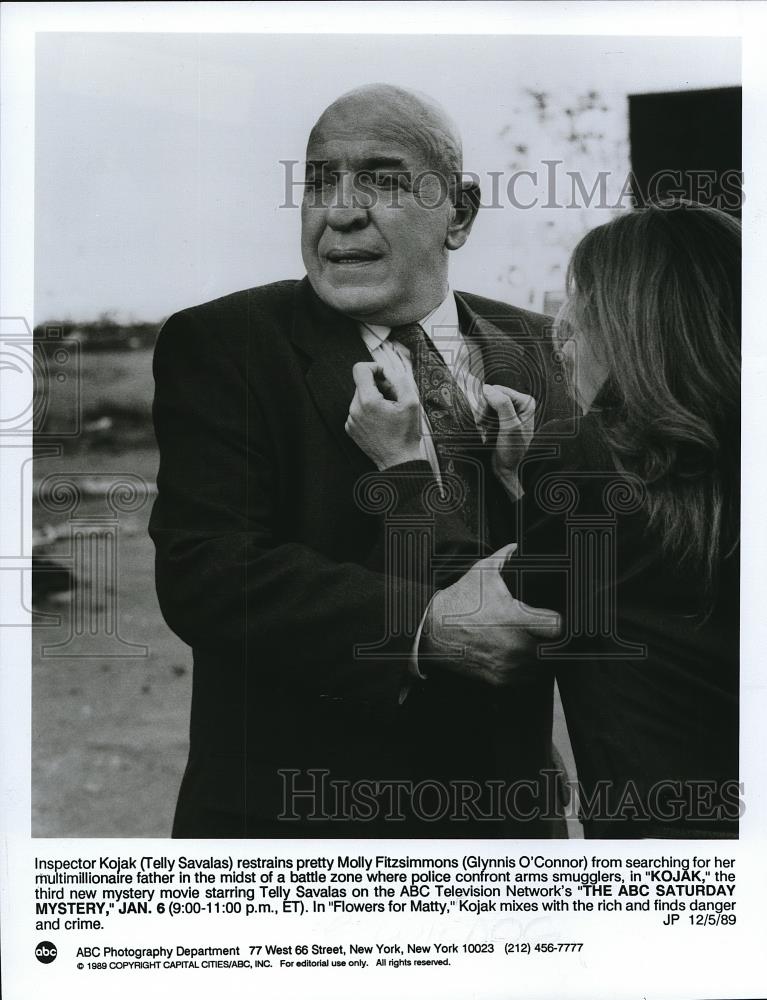 1989 Press Photo ABC presents Kojak with Telly Savalas - cvp69168 - Historic Images