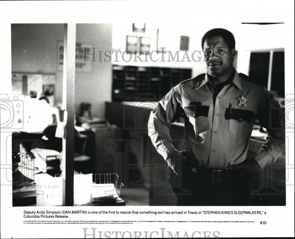 1992 Press Photo Dan Martin in Sleepwalkers - cvp42733 - Historic Images