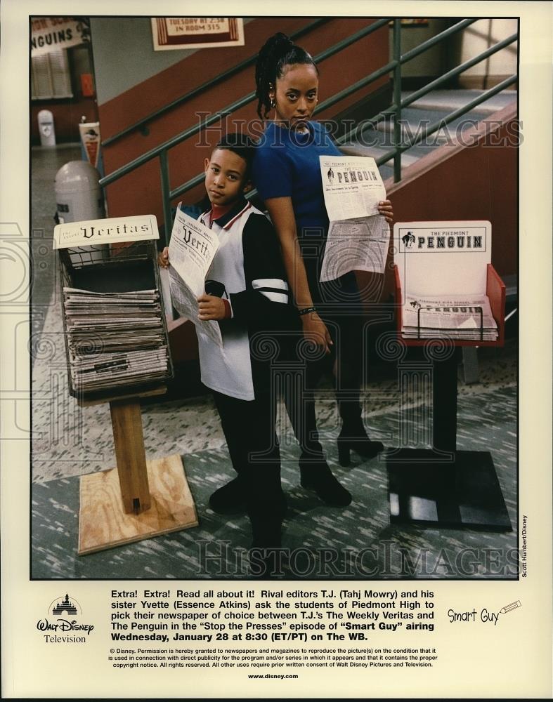 Press Photo Tahj Mowry Essence Atkins on Smart Guy - cvp68971 - Historic Images
