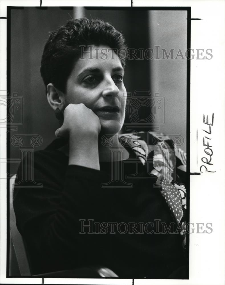 1989 Press Photo Anne Marie Wieland, court watch coordinator - Historic Images