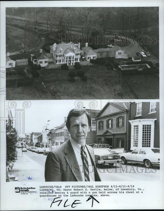 1986 Press Photo Robert E Savila - Historic Images