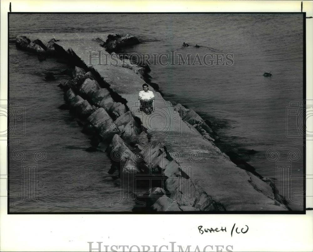 1990 Press Photo Huntington Beach - Historic Images