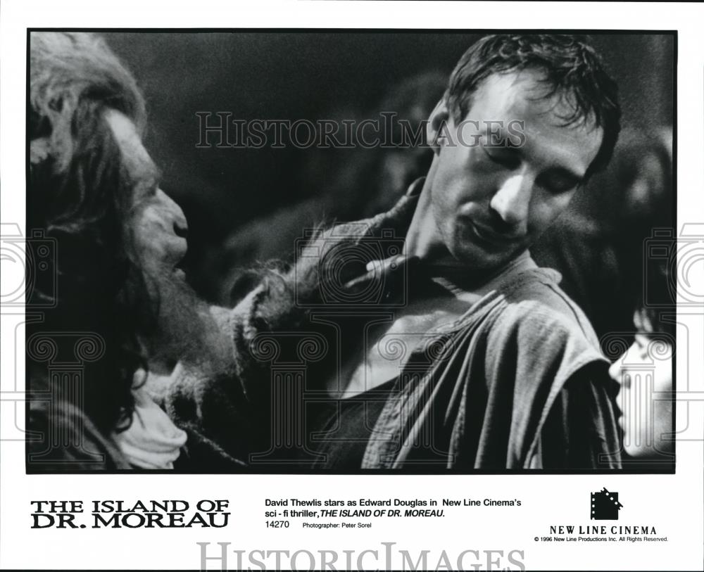 1996 Press Photo David Thewliss as Edward Douglas in The Island of Dr. Moreau - Historic Images