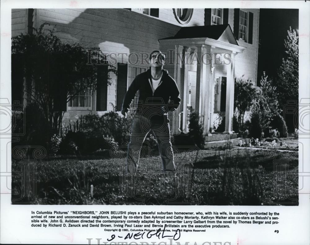 1981 Press Photo Neighbors John Belushi - cvp52532 - Historic Images