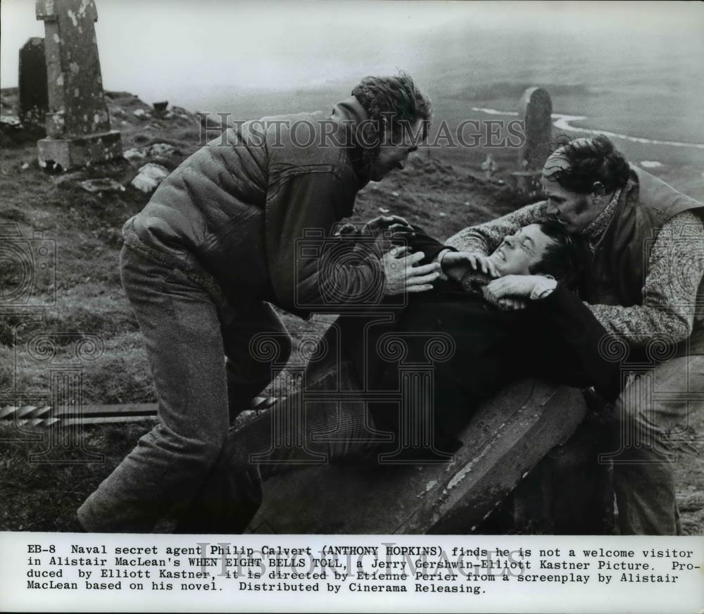 1971 Press Photo Anthony Hopkins in &quot;When Weight Bells Toll&quot; - cvp44846 - Historic Images