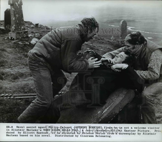 1971 Press Photo Anthony Hopkins in "When Weight Bells Toll" - cvp44846 - Historic Images