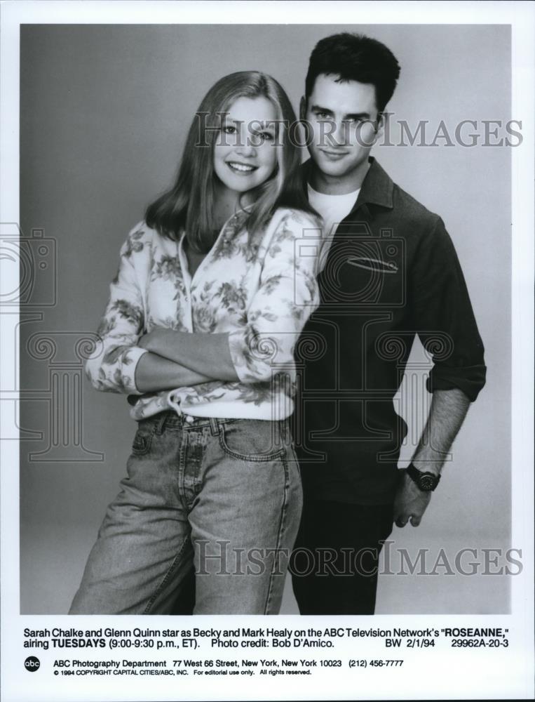 1994 Press Photo Cast of Roseanne - cvp72757 - Historic Images