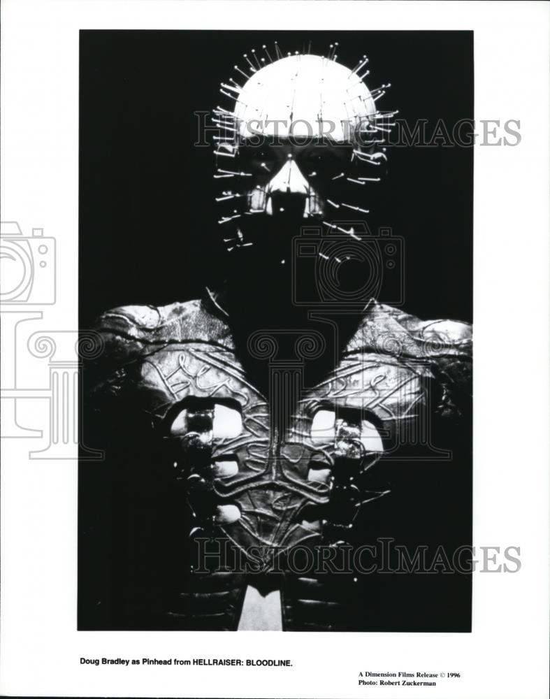 1996 Press Photo Doug Bradley as Pinhead in Hellraiser Bloodline - cvp42074 - Historic Images