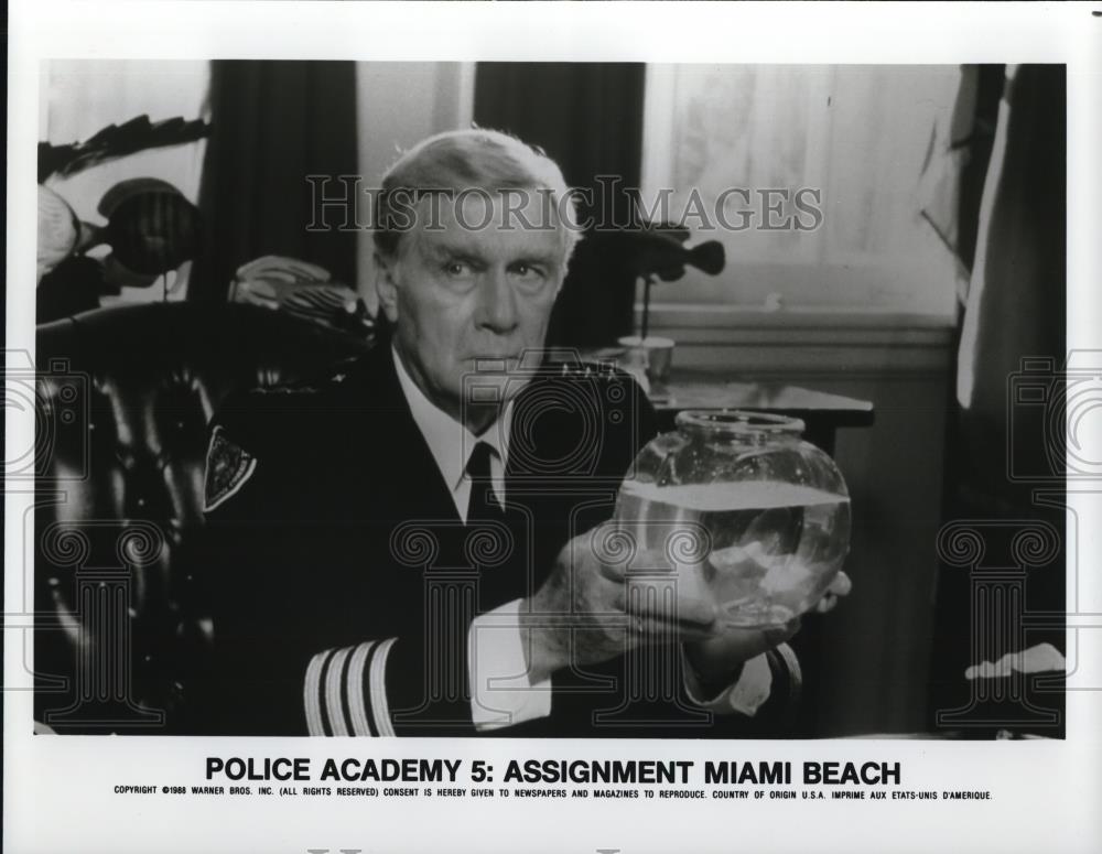 1991 Press Photo Scene from Police Academy 5: Assignment Miami Beach - cvp41545 - Historic Images