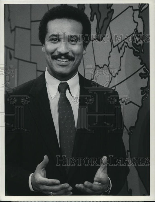 1985 Press Photo Steve Baskerville on CBS Early Morning News - cvp54776 - Historic Images