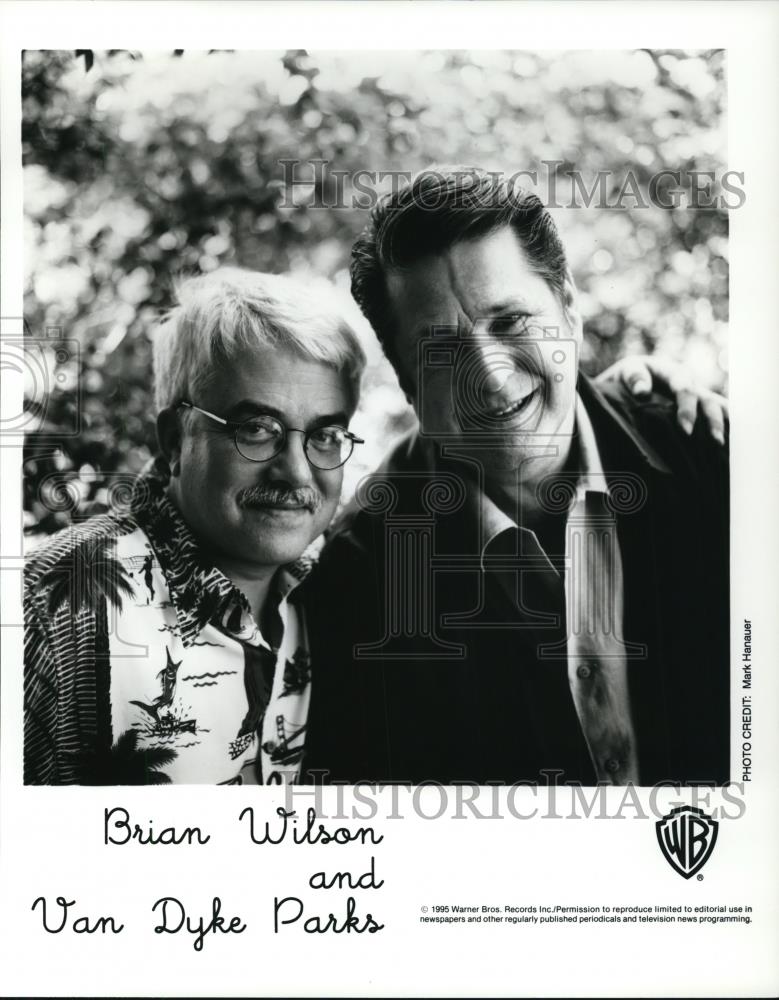 1999 Press Photo Brian Wilson and Van Dyke Parks Composer Arranger Lyricist - Historic Images