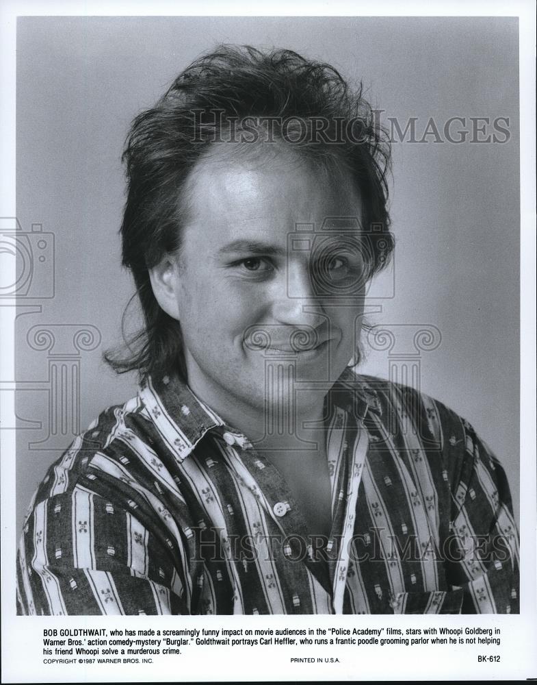 1987 Press Photo Bob Goldthwait in Burglar - cvp68387 - Historic Images